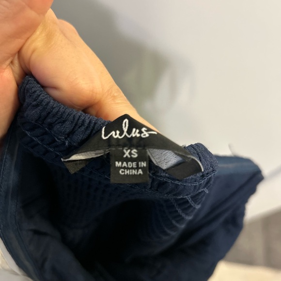 NWT Lulus Sweatness and Sunshine Navy Strapless Midi Dress - Picture 8 of 10